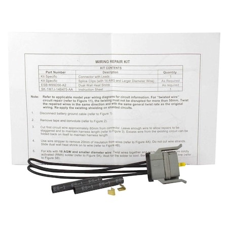 Motorcraft Wire Assembly, Wpt105 WPT105
